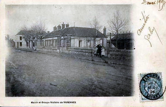 1904 mairie-ecole.jpg - 1904 - Groupe Scolaire